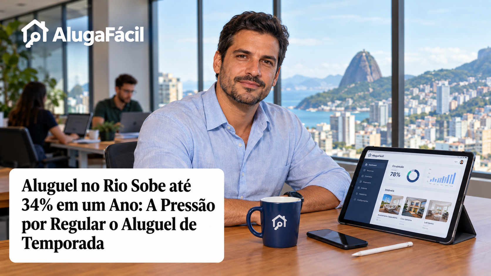 Imagem de capa do artigo Aluguel no Rio sobe 34%: por que regular o Airbnb cresce | AlugaFácil